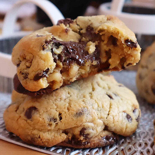 Classic Chocolate Chip Cookie and Sea Salt flakes